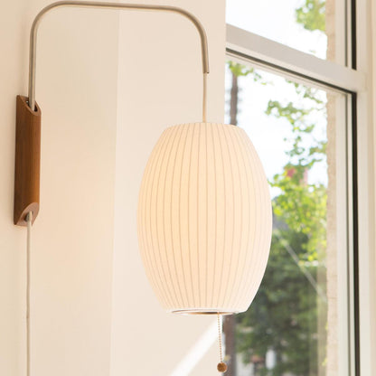 Modern Wall Lamp Sconce with Pull Cord | Adjustable Wall Light for Bedroom
