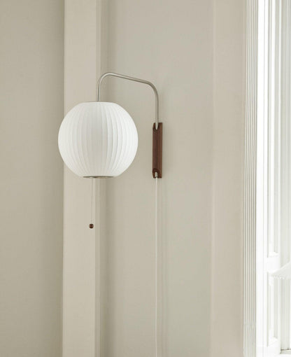 Modern Wall Lamp Sconce with Pull Cord | Adjustable Wall Light for Bedroom