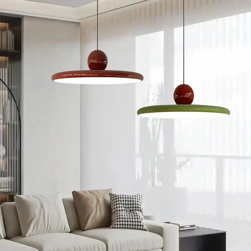 Modern LED Ceiling Lamp | Flying Saucer Pendant Light for Living or Bedroom