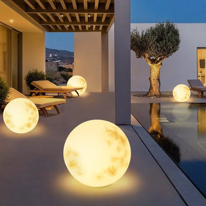 Solar Garden Lamp Moon | Outdoor LED Light