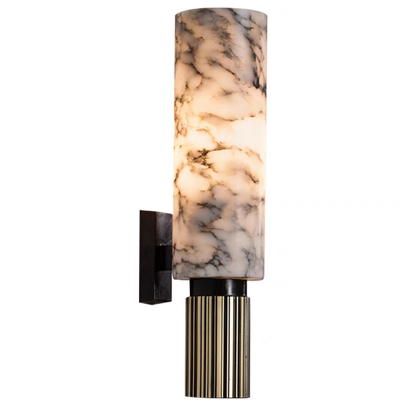 Stone Wall Light Copper Stone | Modern LED Sconce