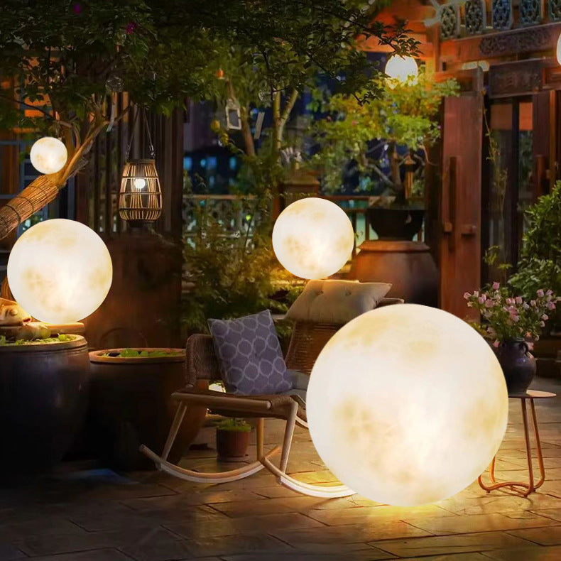 Solar Garden Lamp Moon | Outdoor LED Light