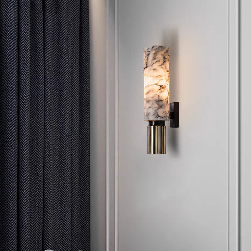 Stone Wall Light Copper Stone | Modern LED Sconce