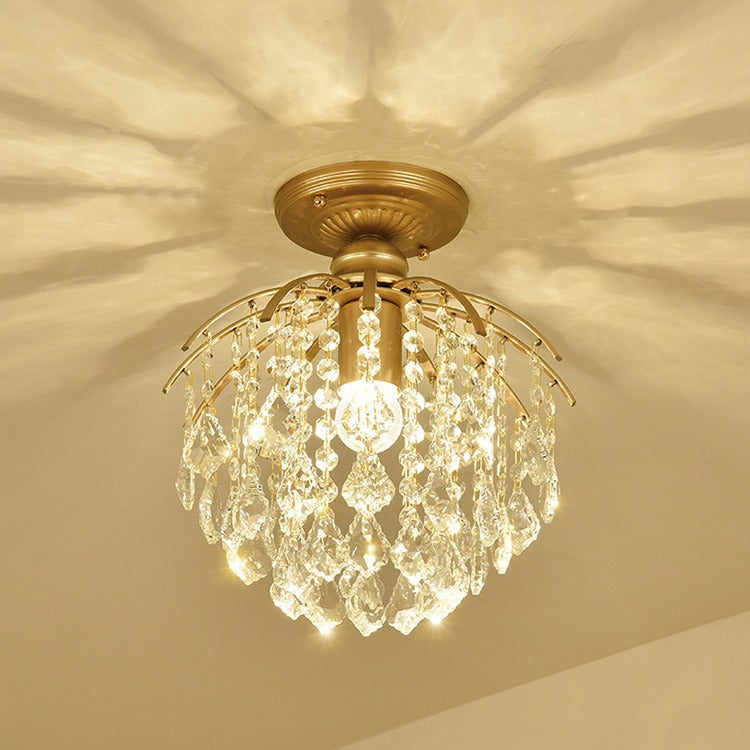 Crystal Chandelier | Modern Ceiling Light for Bedroom and Living Room