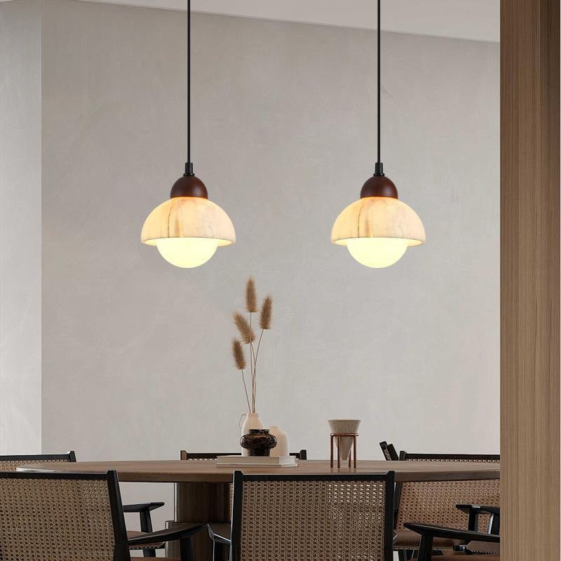 Marble Pendant Light | Modern Ceiling Lamp for Dining Room and Kitchen