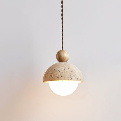 Modern Pendant Ceiling Light with Globe Shade | Stylish Bedroom Hanging Lamp