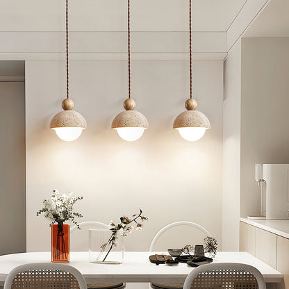 Modern Pendant Ceiling Light with Globe Shade | Stylish Bedroom Hanging Lamp