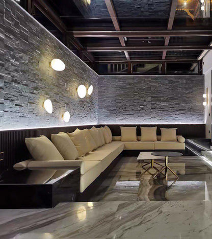 Pebble Glass Wall Lamp | Modern Bedroom and Living Room Sconce