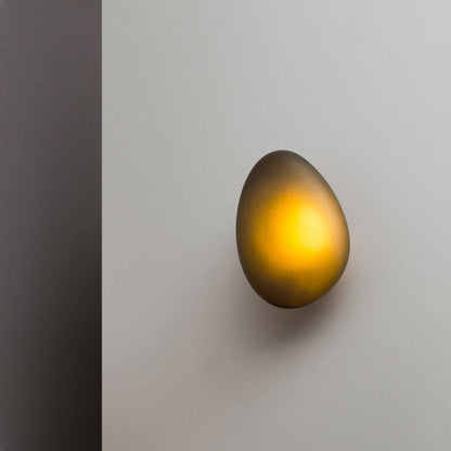 Pebble Glass Wall Lamp | Modern Bedroom and Living Room Sconce
