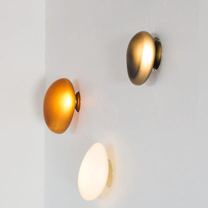Pebble Glass Wall Lamp | Modern Bedroom and Living Room Sconce