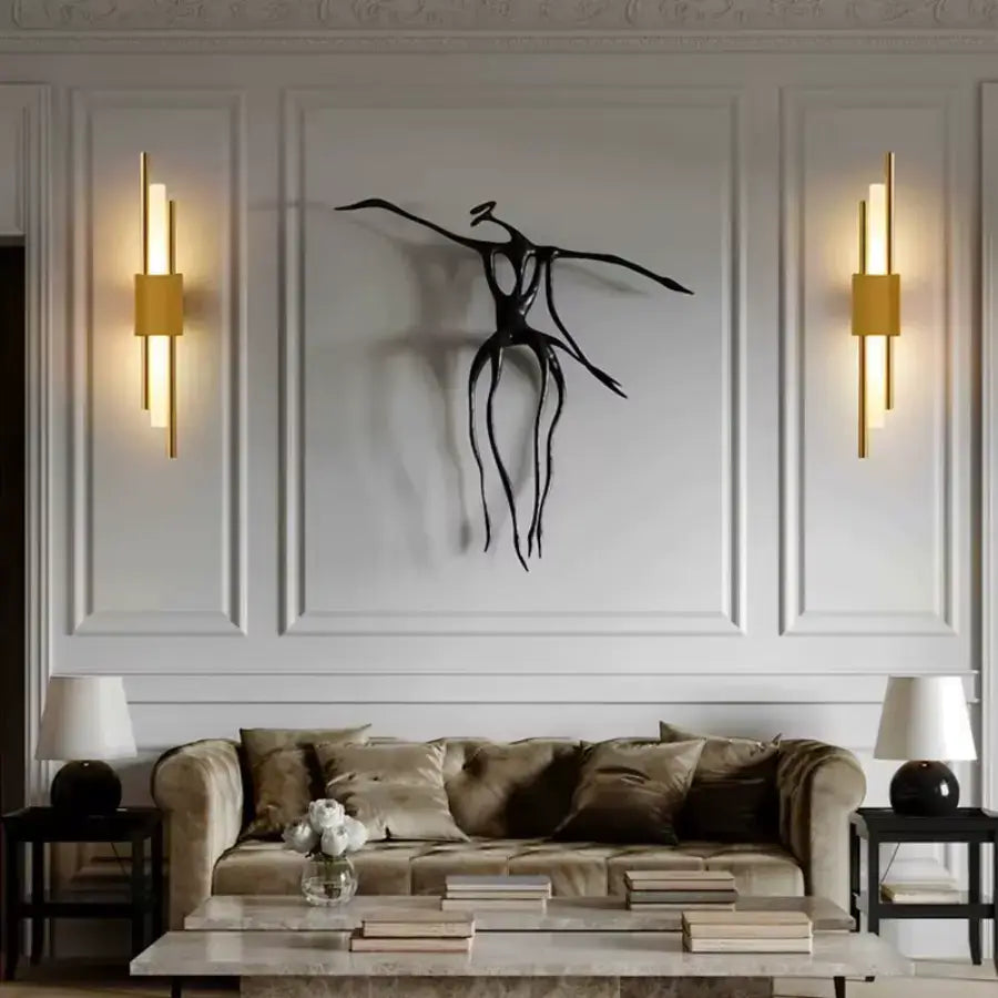 Modern LED Wall Light Sconce | Rechargeable Lamp for Bedroom and Living Room