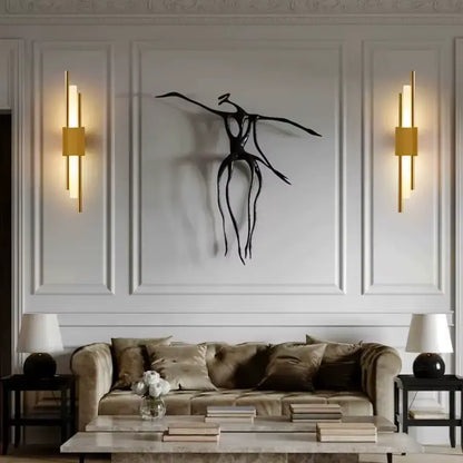 Modern LED Wall Light Sconce | Rechargeable Lamp for Bedroom and Living Room