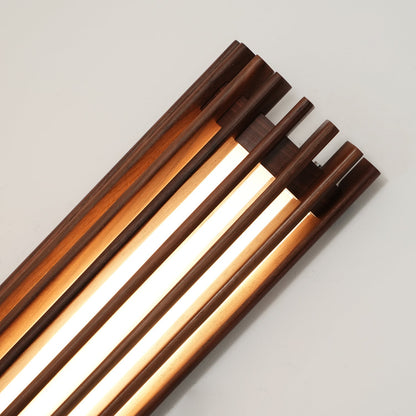 Modern Wooden Wall Lamp for Bedroom and Living Room | Indoor LED Sconce