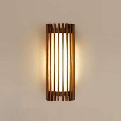 Modern Wooden Wall Lamp for Bedroom and Living Room | Indoor LED Sconce