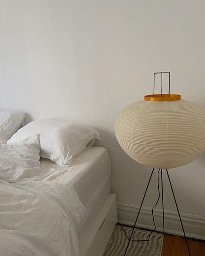 Modern Japanese Style Floor Lamp | Standing Light for Living Room and Bedroom