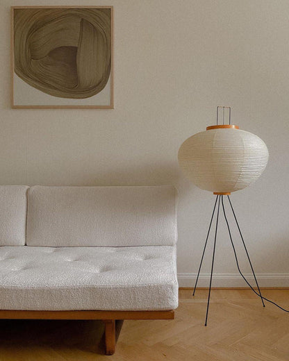 Modern Japanese Style Floor Lamp | Standing Light for Living Room and Bedroom