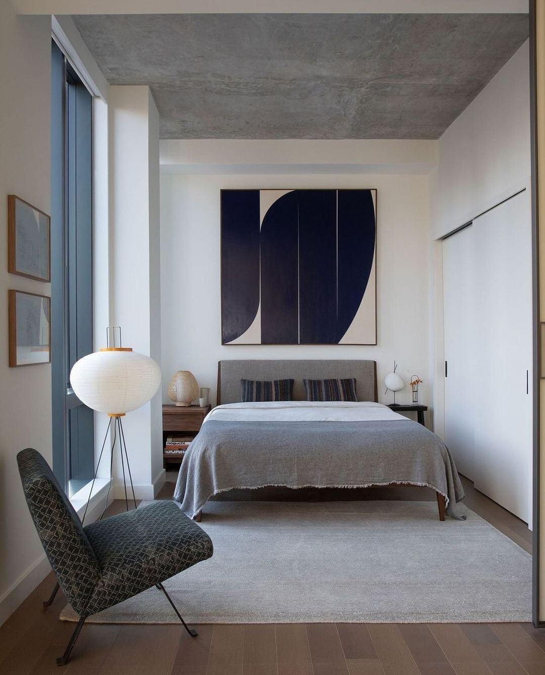 Modern Japanese Style Floor Lamp | Standing Light for Living Room and Bedroom