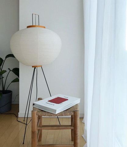 Modern Japanese Style Floor Lamp | Standing Light for Living Room and Bedroom