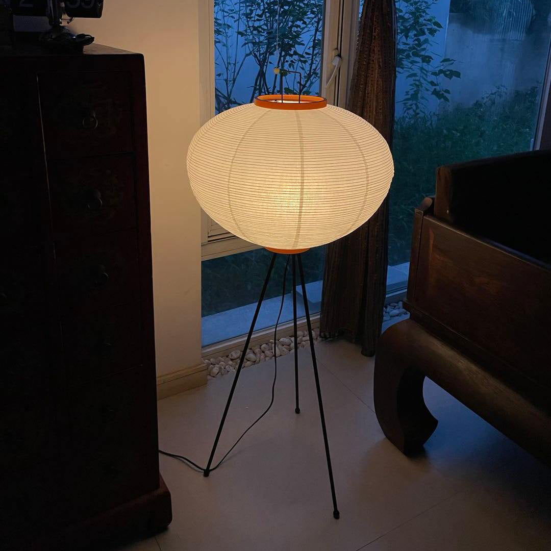 Modern Japanese Style Floor Lamp | Standing Light for Living Room and Bedroom