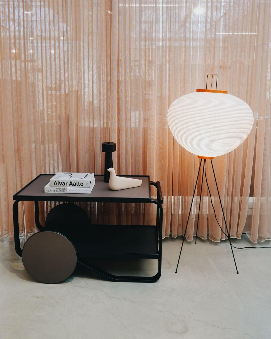 Modern Japanese Style Floor Lamp | Standing Light for Living Room and Bedroom