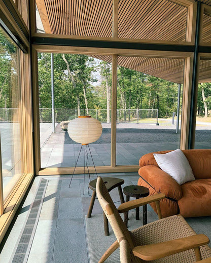 Modern Japanese Style Floor Lamp | Standing Light for Living Room and Bedroom
