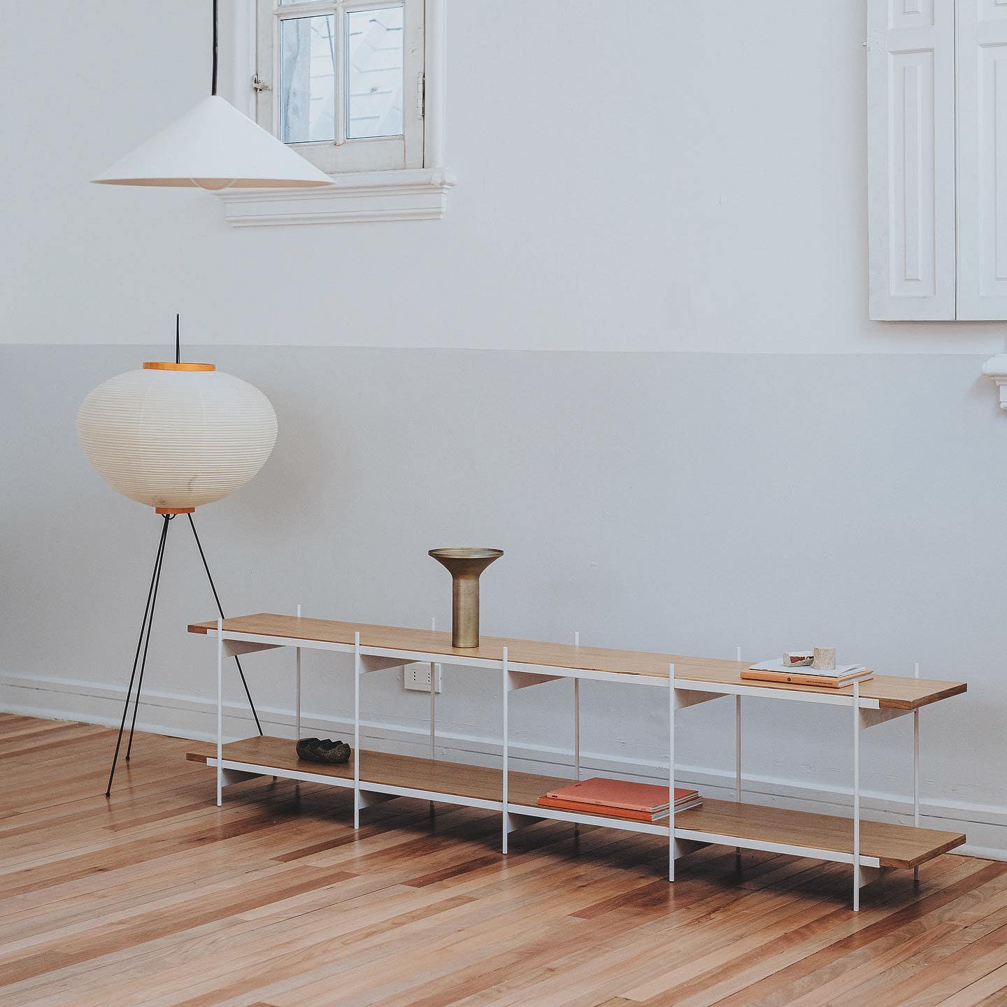 Modern Japanese Style Floor Lamp | Standing Light for Living Room and Bedroom