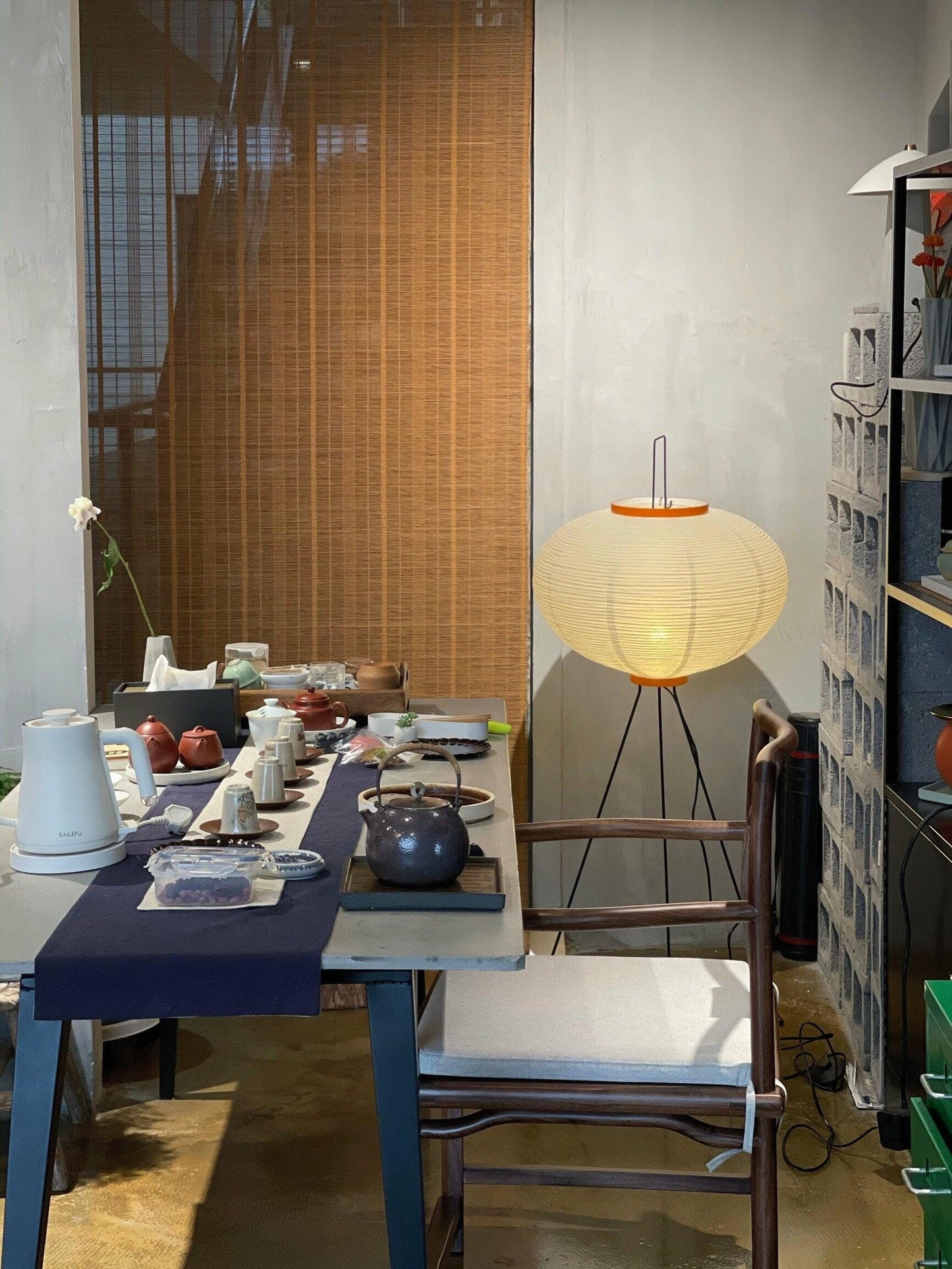 Modern Japanese Style Floor Lamp | Standing Light for Living Room and Bedroom