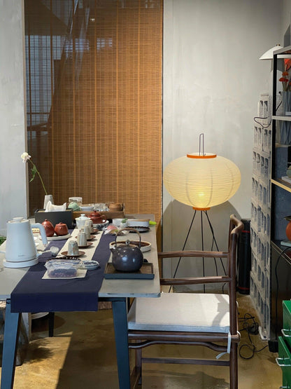 Modern Japanese Style Floor Lamp | Standing Light for Living Room and Bedroom