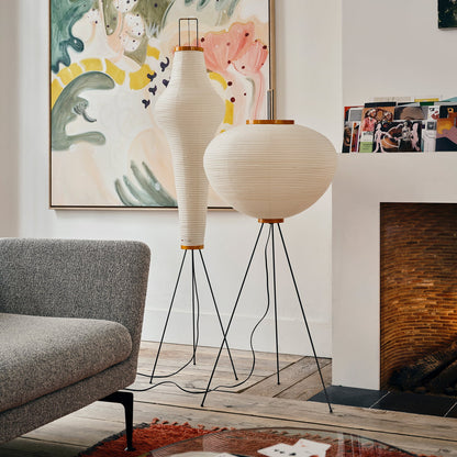 Modern Japanese Style Floor Lamp | Standing Light for Living Room and Bedroom