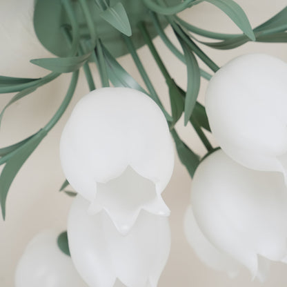 Floral Ceiling Light | Elegant Lily-Inspired Ceiling Lamp for Living Room