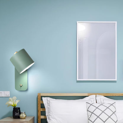 Modern Rotatable Wall Lamp | Adjustable Cylinder Light for Bedroom and Living Room