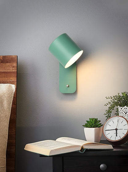 Modern Rotatable Wall Lamp | Adjustable Cylinder Light for Bedroom and Living Room