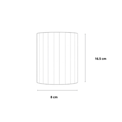 Ribbed Wall Lamp | Modern Sconce Light for Bedroom or Living Room