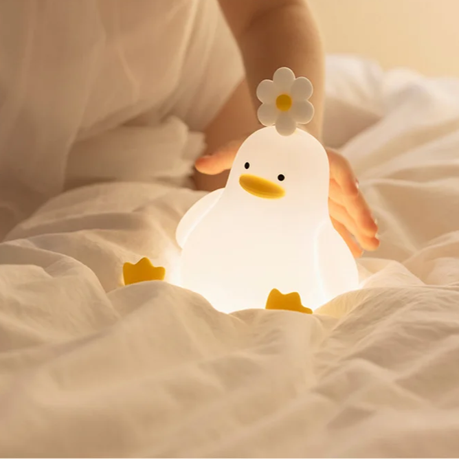 Rechargeable Duck LED Night Light for Kids | Cute Decorative Table Lamp