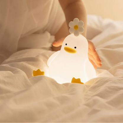 Rechargeable Duck LED Night Light for Kids | Cute Decorative Table Lamp