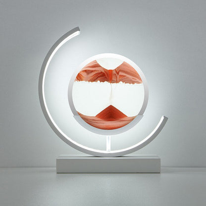 Lampe de table effet sable mouvant