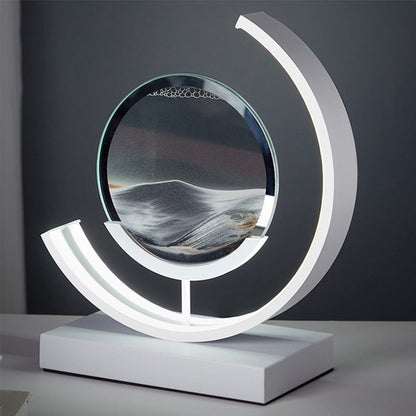 Lampe de table effet sable mouvant
