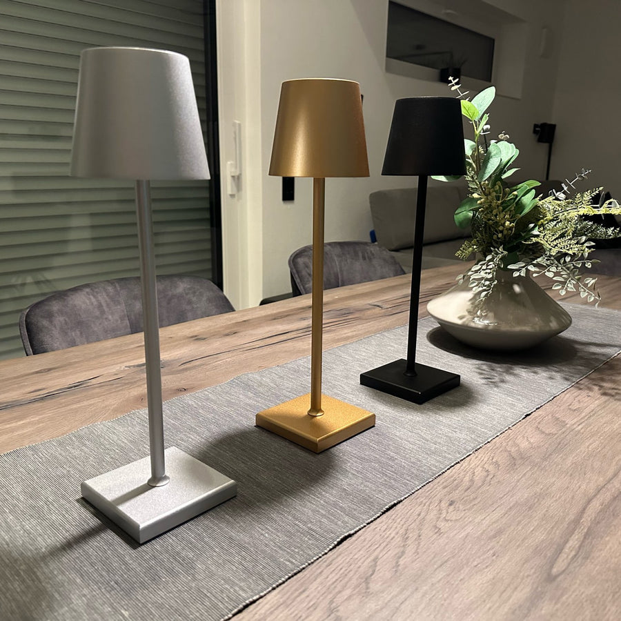 Rechargeable LED Table Lamp with Touch Control | Modern Bedside and Dining Light