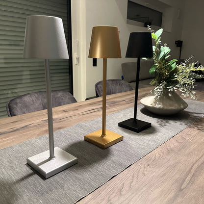 Rechargeable LED Table Lamp with Touch Control | Modern Bedside and Dining Light