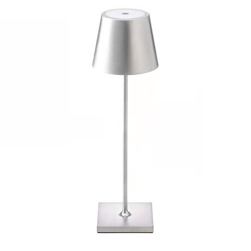 Rechargeable LED Table Lamp with Touch Control | Modern Bedside and Dining Light