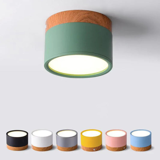 Surface Mounted LED Ceiling Spotlight | Modern Round Flush Mount Lamp for Rooms