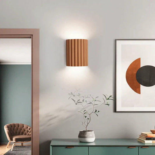Modern Resin LED Wall Light Sconce | Artistic Bedroom Living Room Wall Lamp