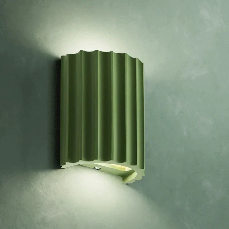 Modern Resin LED Wall Light Sconce | Artistic Bedroom Living Room Wall Lamp