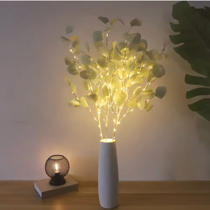 LED Olive Branch Decorative Table Lamp | Warm Fairy Lights for Home Décor