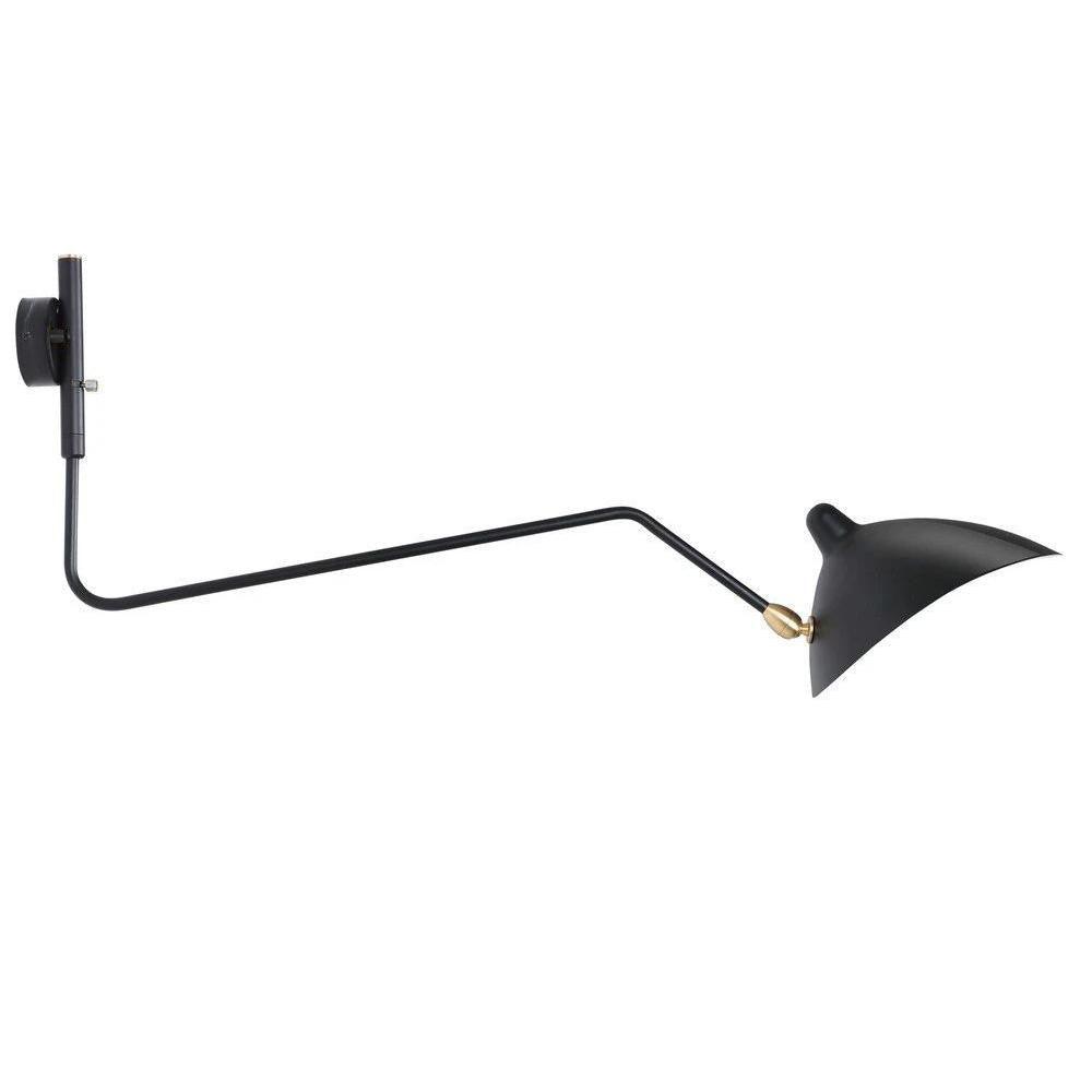 Adjustable Arm Wall Lamp Sconce | Modern Swing Arm Wall Light for Bedroom