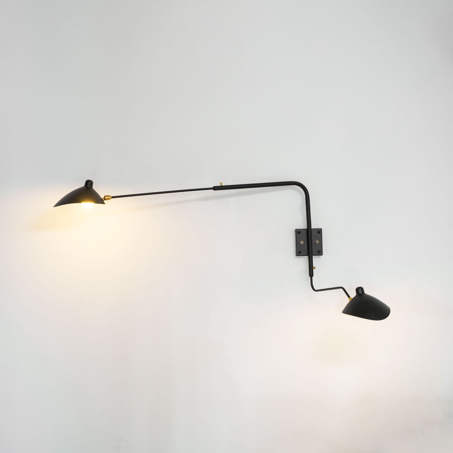 Adjustable Arm Wall Lamp Sconce | Modern Swing Arm Wall Light for Bedroom