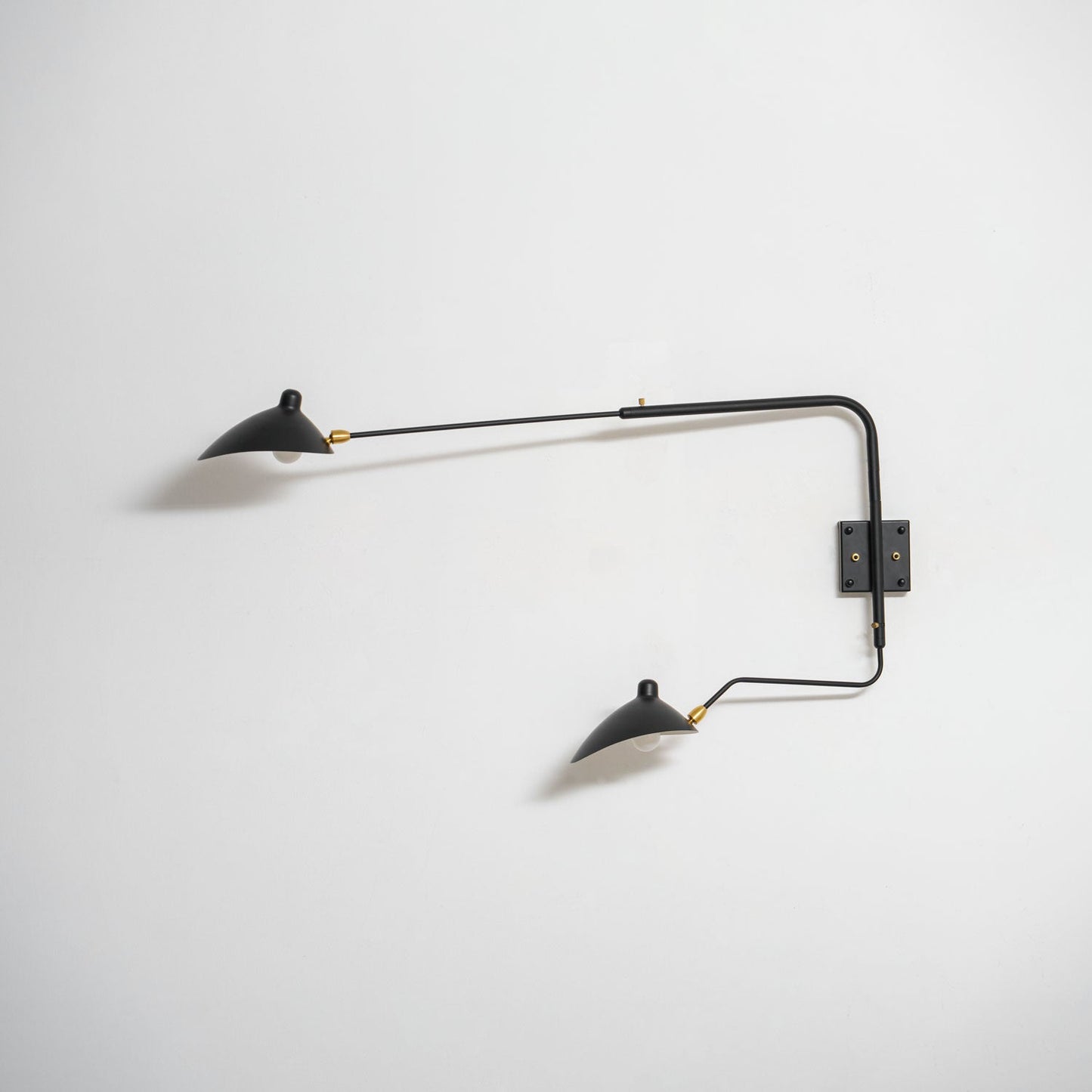 Adjustable Arm Wall Lamp Sconce | Modern Swing Arm Wall Light for Bedroom