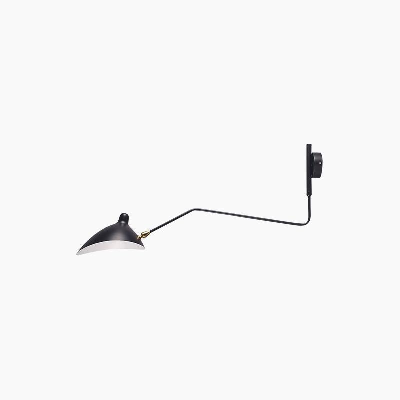 Adjustable Arm Wall Lamp Sconce | Modern Swing Arm Wall Light for Bedroom