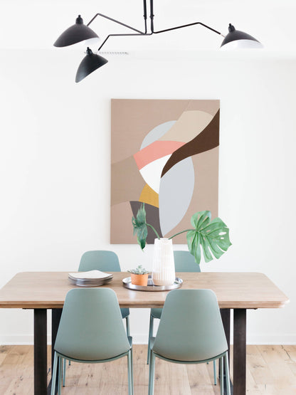 Modern Multi Arm Ceiling Lamp | Adjustable Chandelier for Living Room and Dining