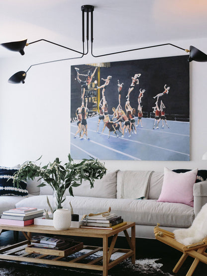 Modern Multi Arm Ceiling Lamp | Adjustable Chandelier for Living Room and Dining